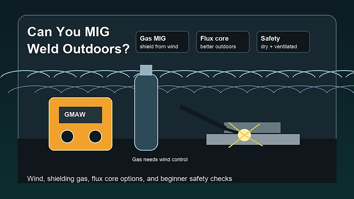 Can You MIG Weld Outdoors?