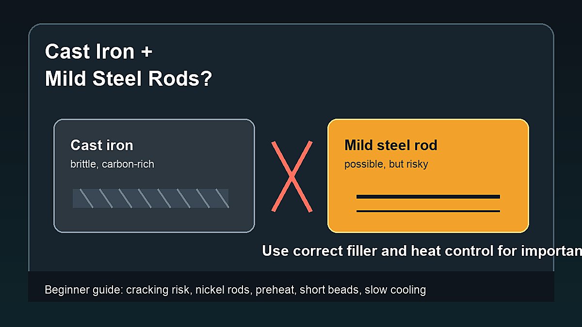 Can You Weld Cast Iron With Mild Steel Rods?