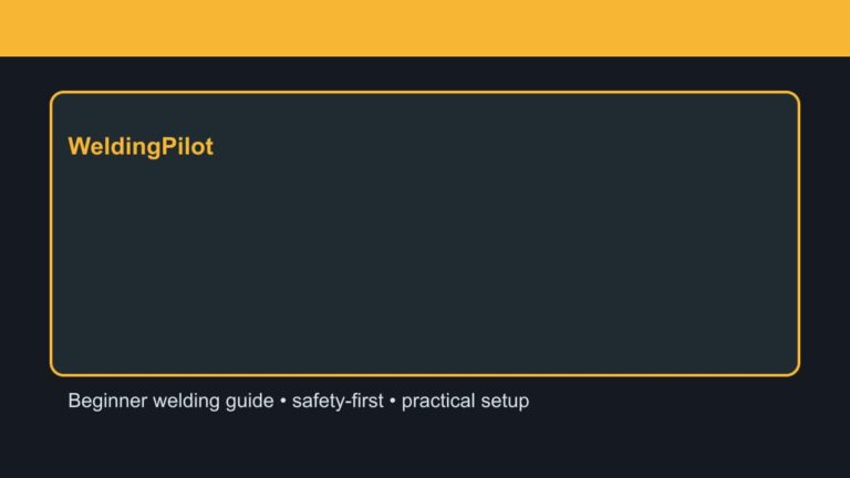 Welding Safety Rules Every Beginner Should Know beginner welding guide featured image